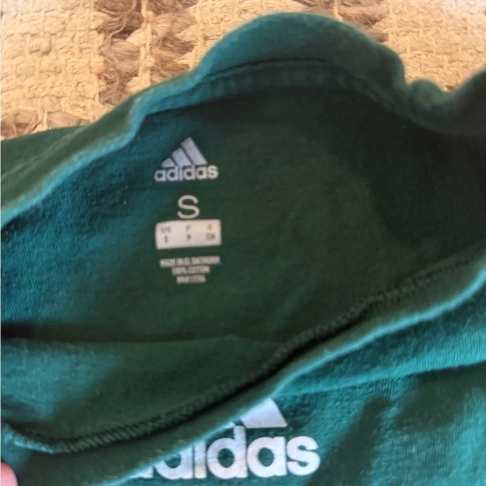 Adidas Kids Dark Green Hawaii Basketball Tee - Picture 2 of 2